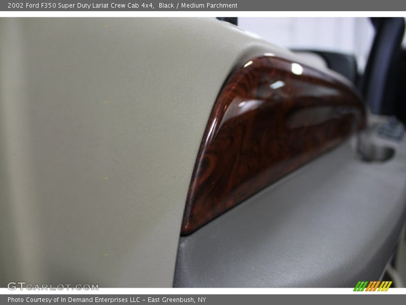 Black / Medium Parchment 2002 Ford F350 Super Duty Lariat Crew Cab 4x4