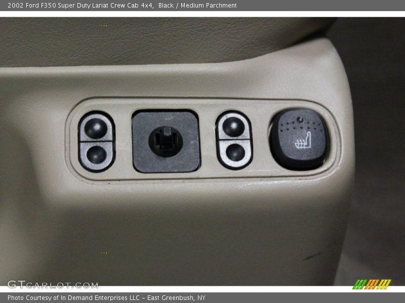 Black / Medium Parchment 2002 Ford F350 Super Duty Lariat Crew Cab 4x4