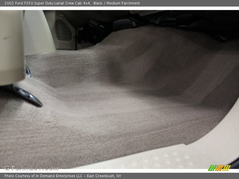 Black / Medium Parchment 2002 Ford F350 Super Duty Lariat Crew Cab 4x4