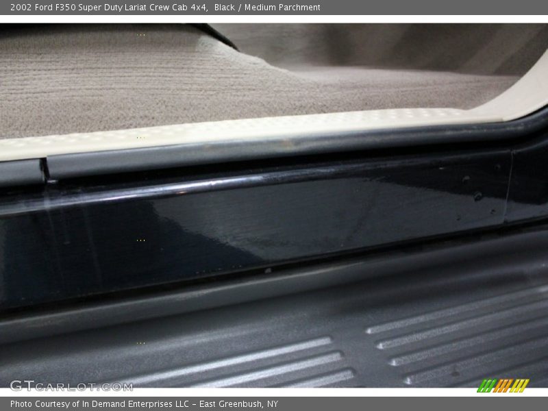 Black / Medium Parchment 2002 Ford F350 Super Duty Lariat Crew Cab 4x4
