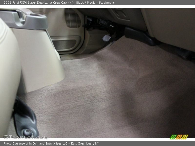 Black / Medium Parchment 2002 Ford F350 Super Duty Lariat Crew Cab 4x4