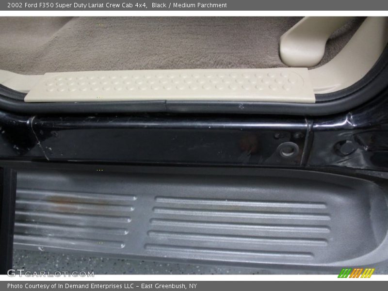 Black / Medium Parchment 2002 Ford F350 Super Duty Lariat Crew Cab 4x4