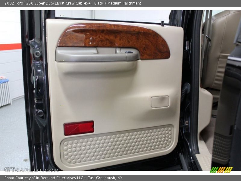Black / Medium Parchment 2002 Ford F350 Super Duty Lariat Crew Cab 4x4