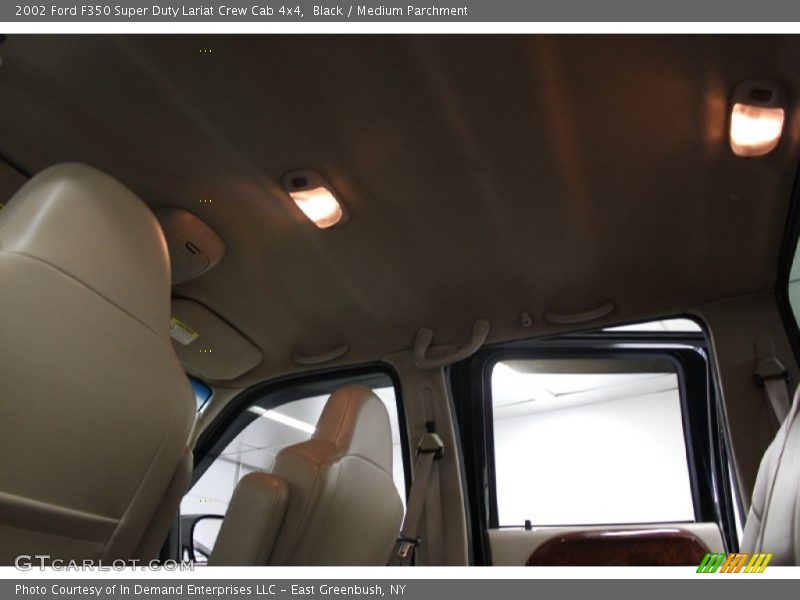 Black / Medium Parchment 2002 Ford F350 Super Duty Lariat Crew Cab 4x4