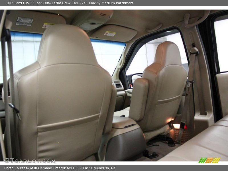 Black / Medium Parchment 2002 Ford F350 Super Duty Lariat Crew Cab 4x4