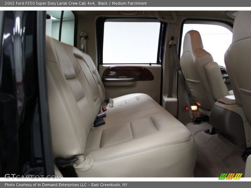 Black / Medium Parchment 2002 Ford F350 Super Duty Lariat Crew Cab 4x4