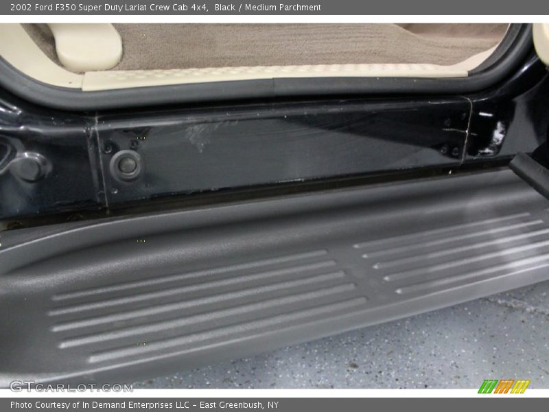 Black / Medium Parchment 2002 Ford F350 Super Duty Lariat Crew Cab 4x4