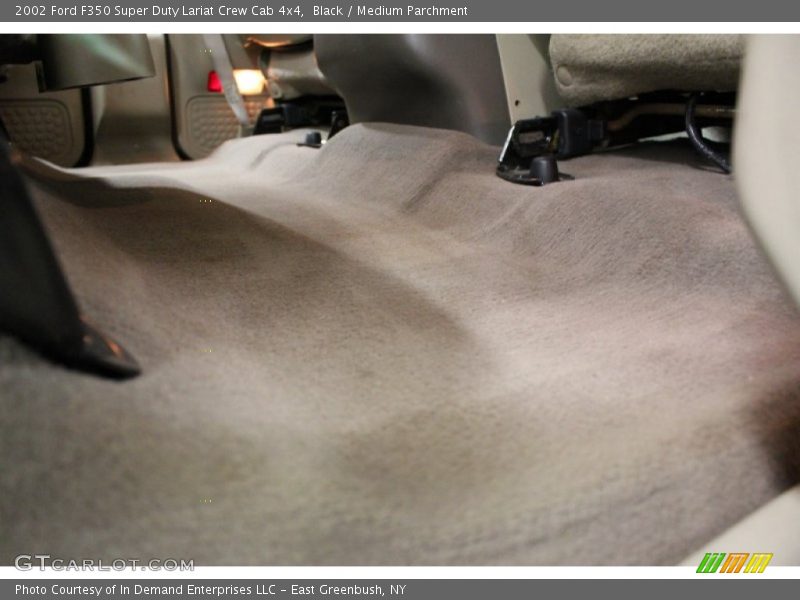 Black / Medium Parchment 2002 Ford F350 Super Duty Lariat Crew Cab 4x4