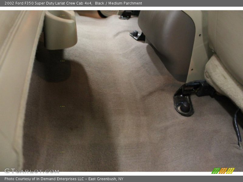 Black / Medium Parchment 2002 Ford F350 Super Duty Lariat Crew Cab 4x4