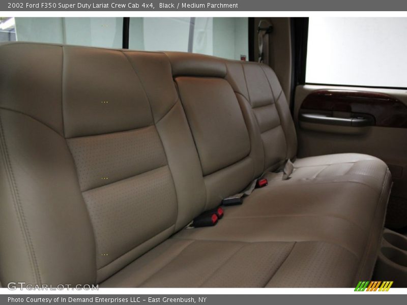 Black / Medium Parchment 2002 Ford F350 Super Duty Lariat Crew Cab 4x4