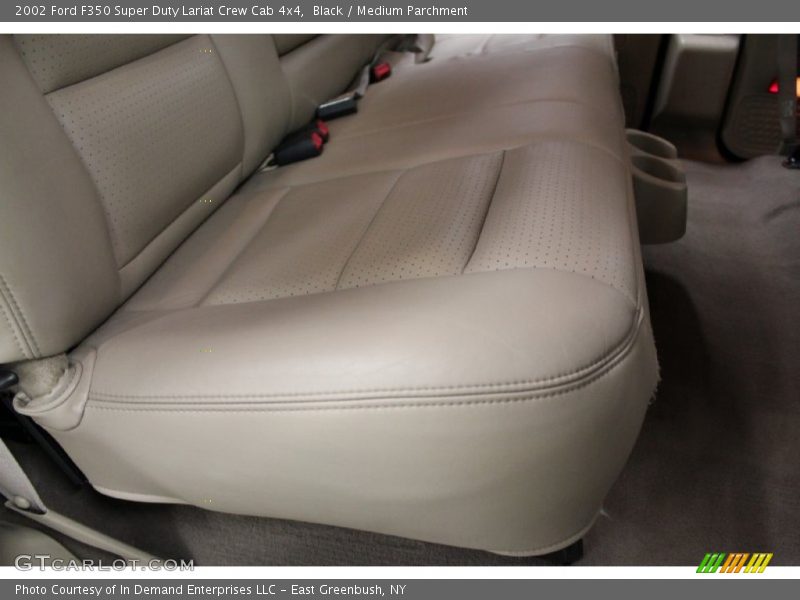 Black / Medium Parchment 2002 Ford F350 Super Duty Lariat Crew Cab 4x4