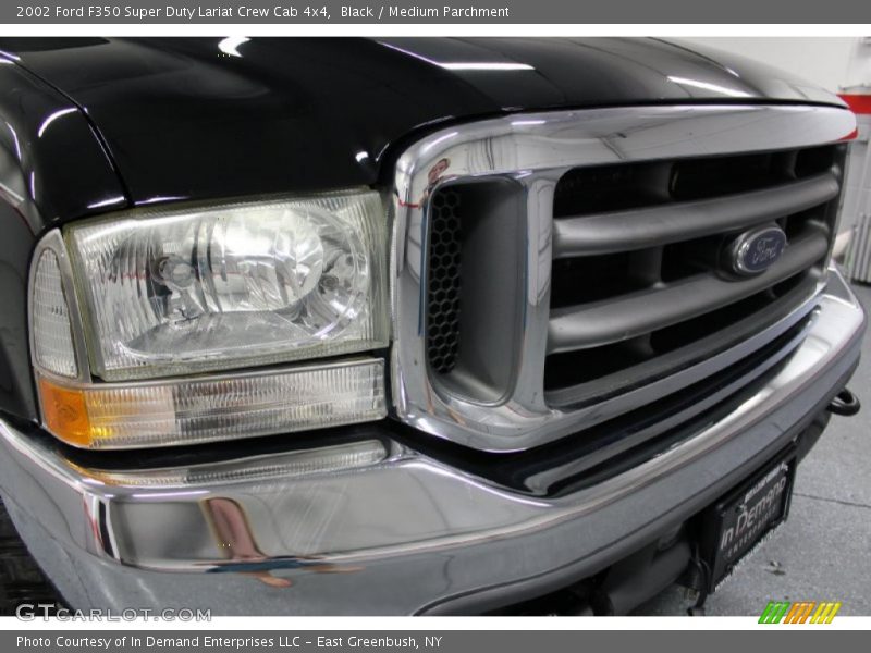 Black / Medium Parchment 2002 Ford F350 Super Duty Lariat Crew Cab 4x4