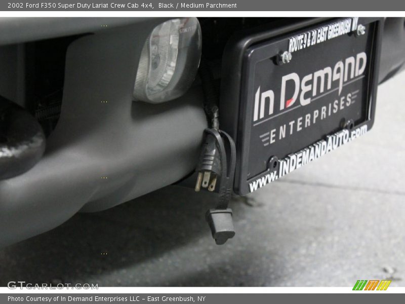Black / Medium Parchment 2002 Ford F350 Super Duty Lariat Crew Cab 4x4