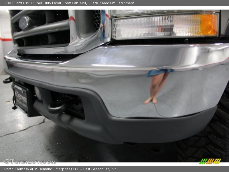 Black / Medium Parchment 2002 Ford F350 Super Duty Lariat Crew Cab 4x4