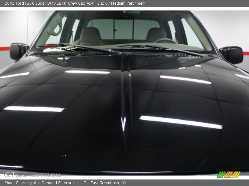 Black / Medium Parchment 2002 Ford F350 Super Duty Lariat Crew Cab 4x4