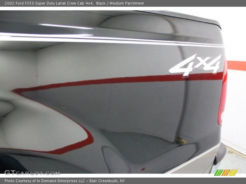 Black / Medium Parchment 2002 Ford F350 Super Duty Lariat Crew Cab 4x4