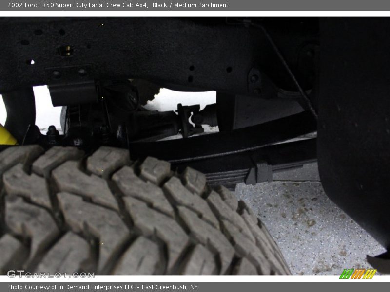 Black / Medium Parchment 2002 Ford F350 Super Duty Lariat Crew Cab 4x4