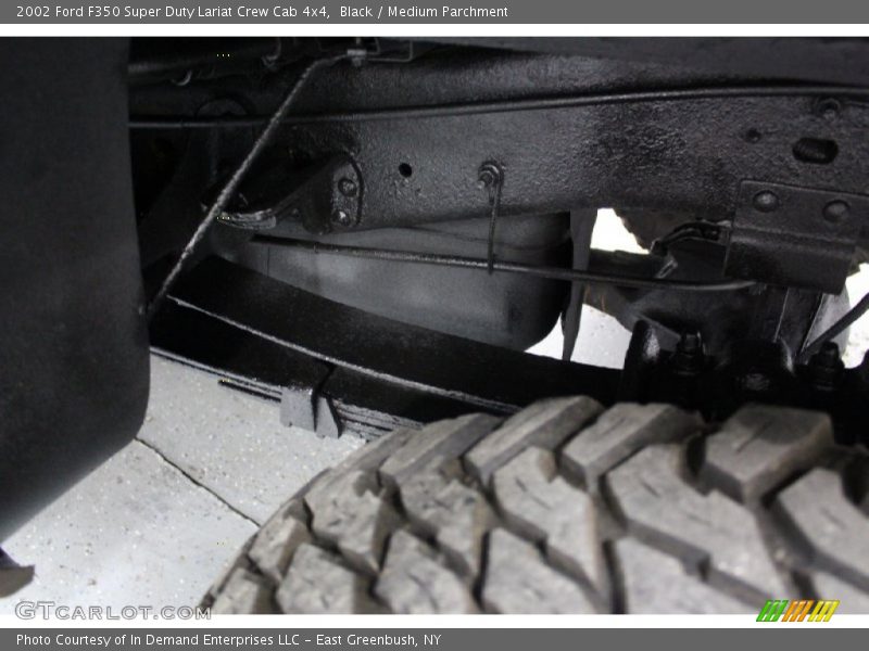 Black / Medium Parchment 2002 Ford F350 Super Duty Lariat Crew Cab 4x4