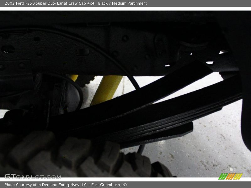 Black / Medium Parchment 2002 Ford F350 Super Duty Lariat Crew Cab 4x4