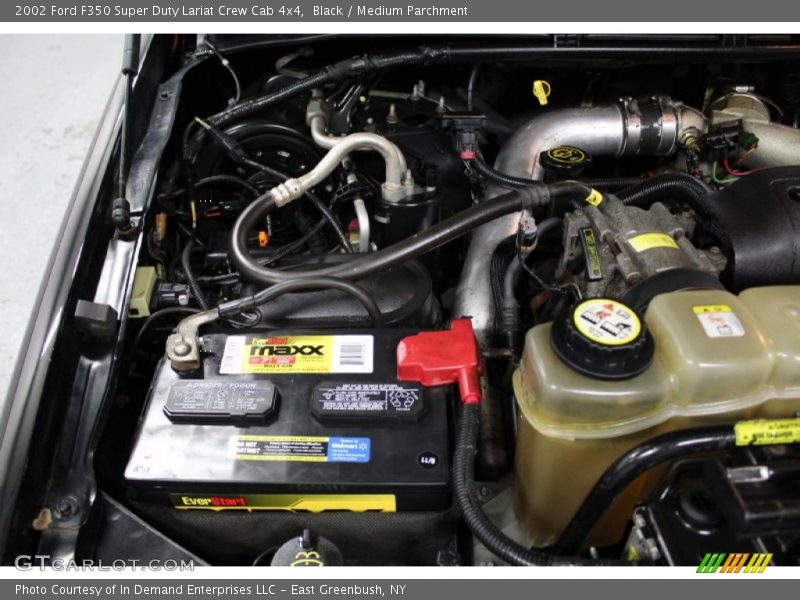 Black / Medium Parchment 2002 Ford F350 Super Duty Lariat Crew Cab 4x4