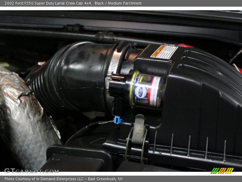 Black / Medium Parchment 2002 Ford F350 Super Duty Lariat Crew Cab 4x4