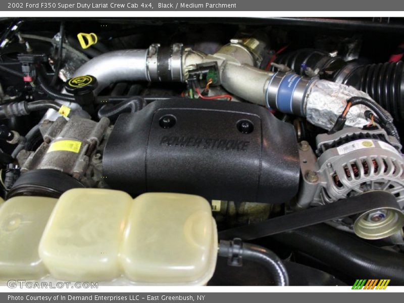 Black / Medium Parchment 2002 Ford F350 Super Duty Lariat Crew Cab 4x4