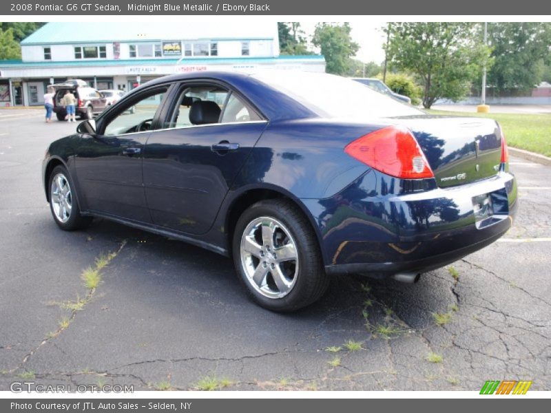 Midnight Blue Metallic / Ebony Black 2008 Pontiac G6 GT Sedan