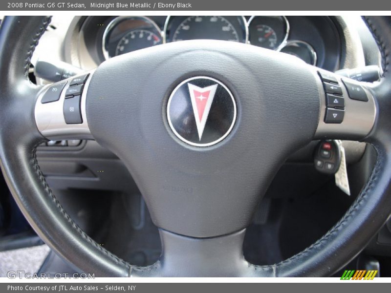 Midnight Blue Metallic / Ebony Black 2008 Pontiac G6 GT Sedan