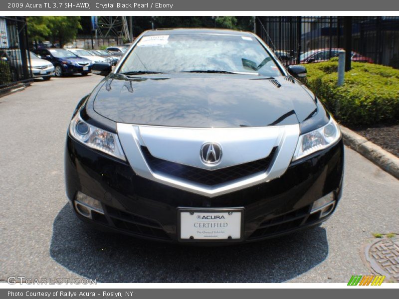 Crystal Black Pearl / Ebony 2009 Acura TL 3.7 SH-AWD