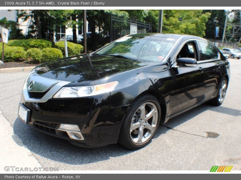 Crystal Black Pearl / Ebony 2009 Acura TL 3.7 SH-AWD