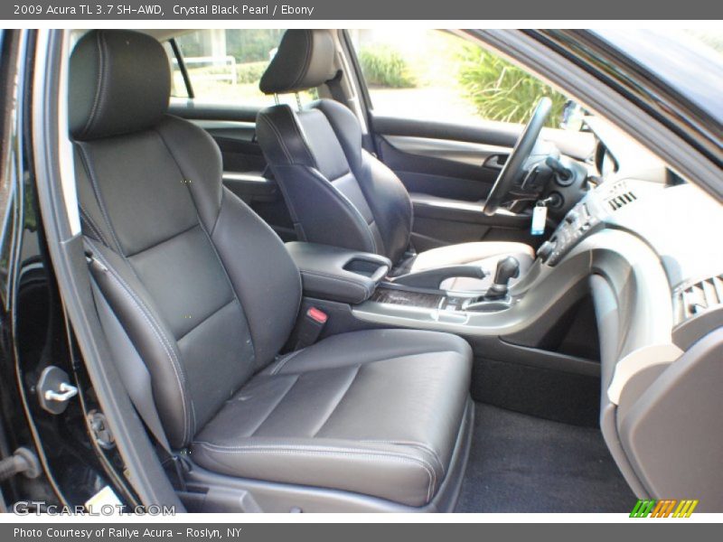 Crystal Black Pearl / Ebony 2009 Acura TL 3.7 SH-AWD