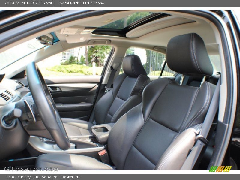 Crystal Black Pearl / Ebony 2009 Acura TL 3.7 SH-AWD