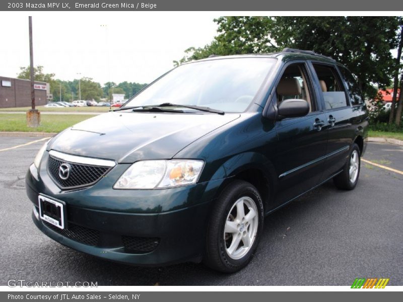 Emerald Green Mica / Beige 2003 Mazda MPV LX