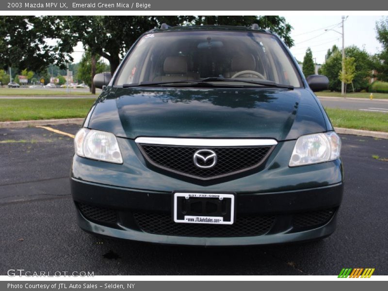 Emerald Green Mica / Beige 2003 Mazda MPV LX