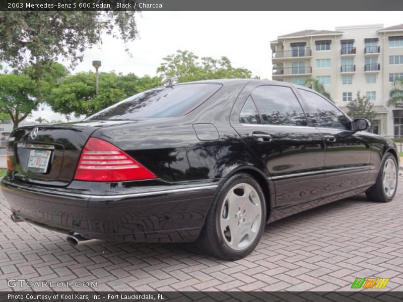 Black / Charcoal 2003 Mercedes-Benz S 600 Sedan
