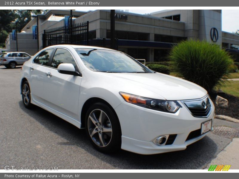 Bellanova White Pearl / Ebony 2012 Acura TSX Sedan