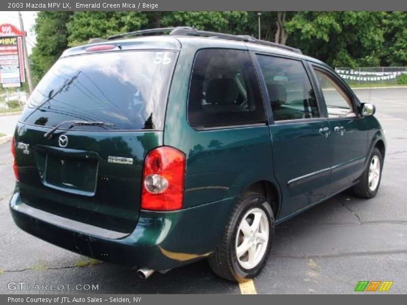 Emerald Green Mica / Beige 2003 Mazda MPV LX