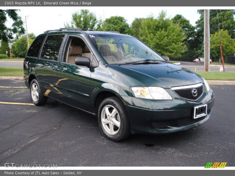 Emerald Green Mica / Beige 2003 Mazda MPV LX