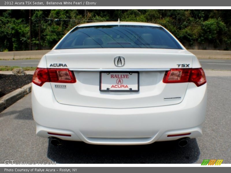 Bellanova White Pearl / Ebony 2012 Acura TSX Sedan