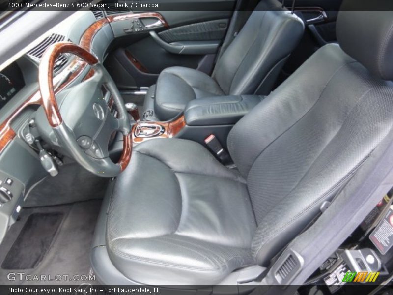  2003 S 600 Sedan Charcoal Interior