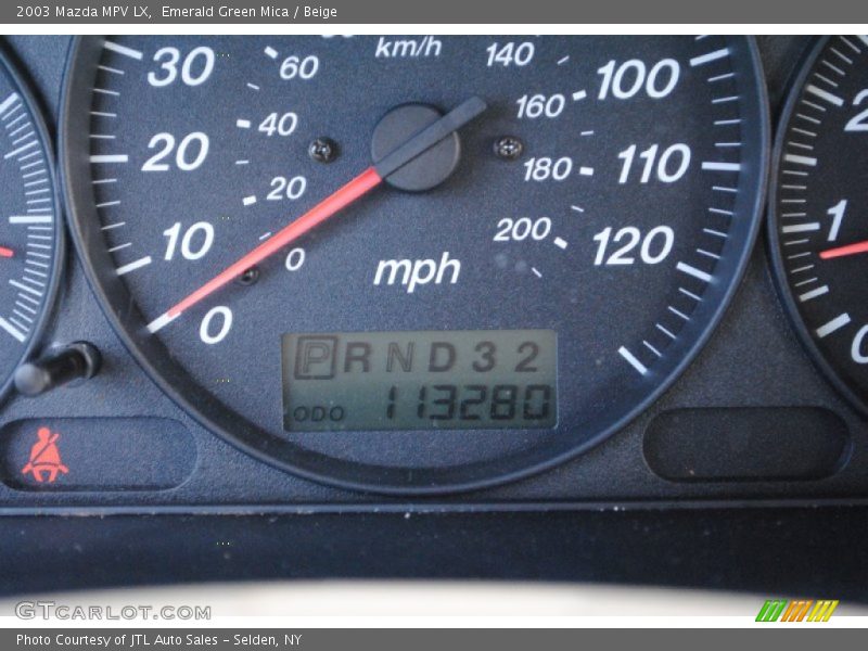 Emerald Green Mica / Beige 2003 Mazda MPV LX