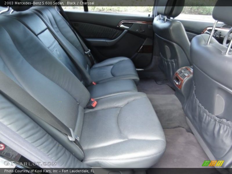 Rear Seat of 2003 S 600 Sedan
