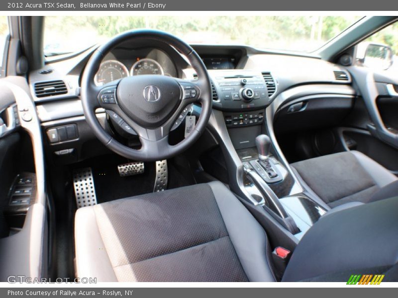 Ebony Interior - 2012 TSX Sedan 
