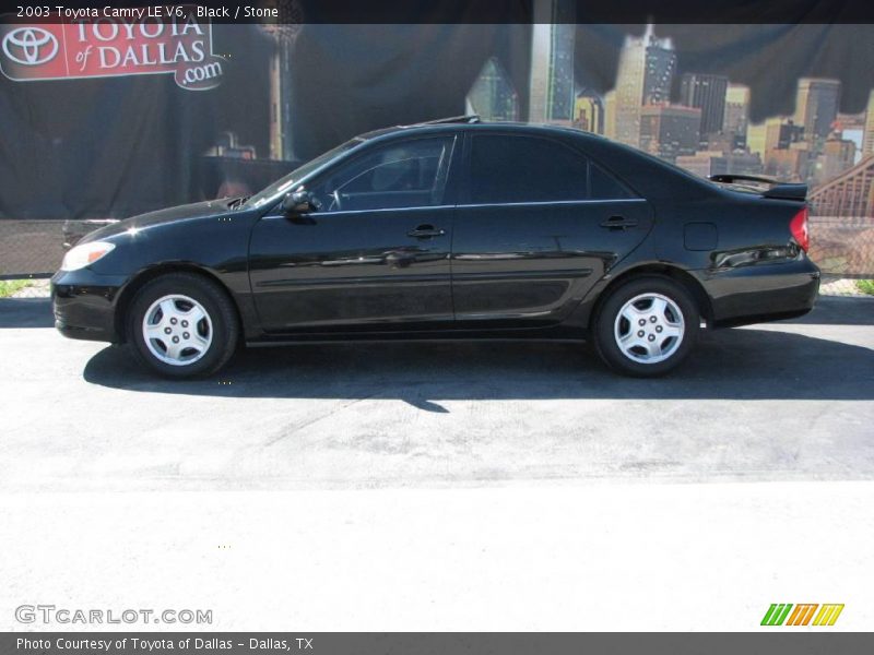 Black / Stone 2003 Toyota Camry LE V6