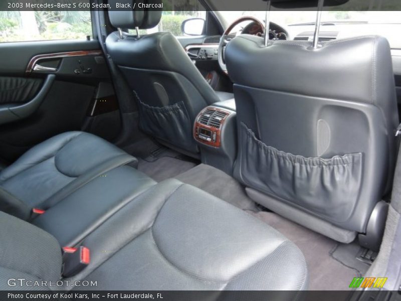  2003 S 600 Sedan Charcoal Interior