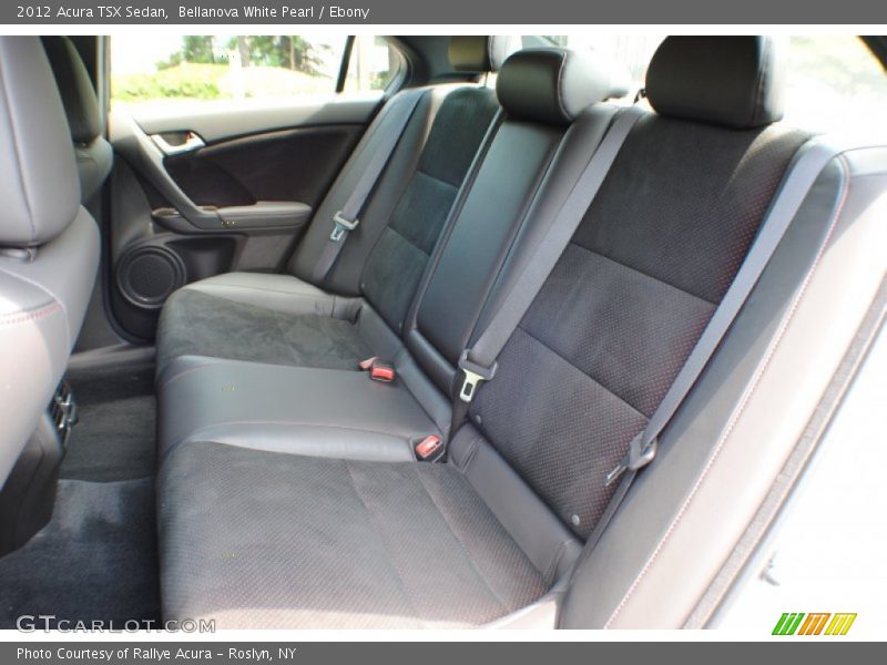 Rear Seat of 2012 TSX Sedan