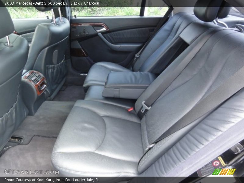  2003 S 600 Sedan Charcoal Interior