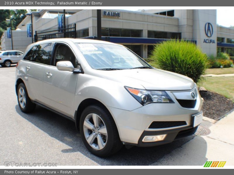 Palladium Metallic / Ebony 2010 Acura MDX Technology
