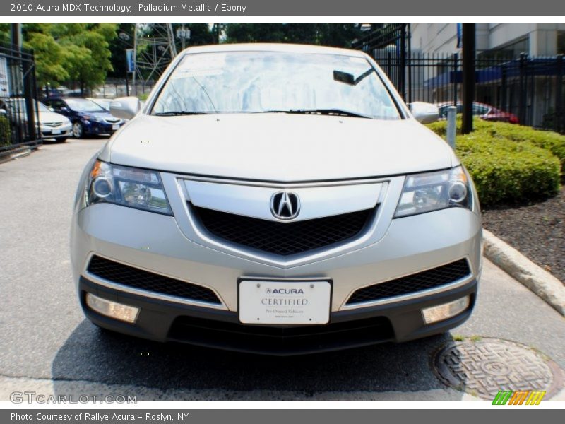 Palladium Metallic / Ebony 2010 Acura MDX Technology