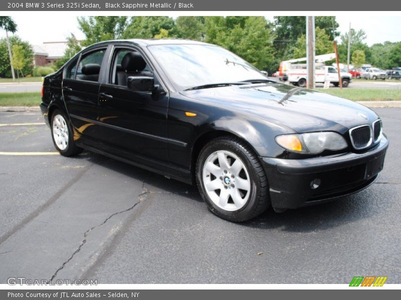 Black Sapphire Metallic / Black 2004 BMW 3 Series 325i Sedan